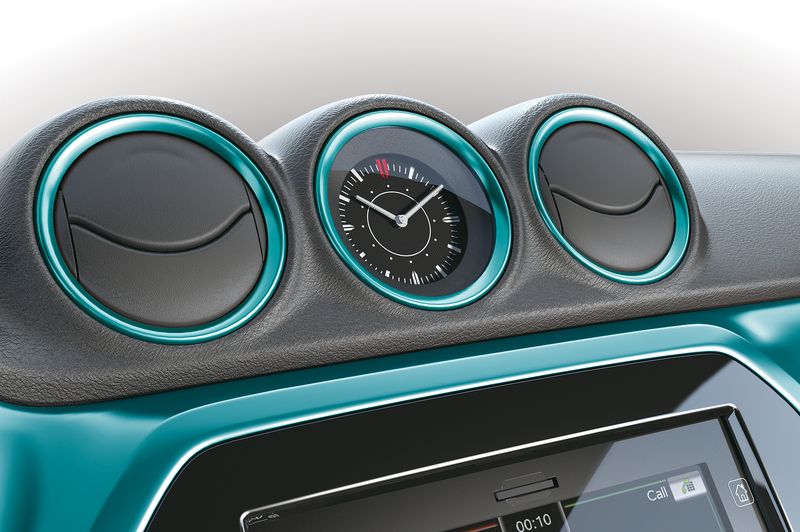 Air Conditioning Louver Ring Set - Turquoise