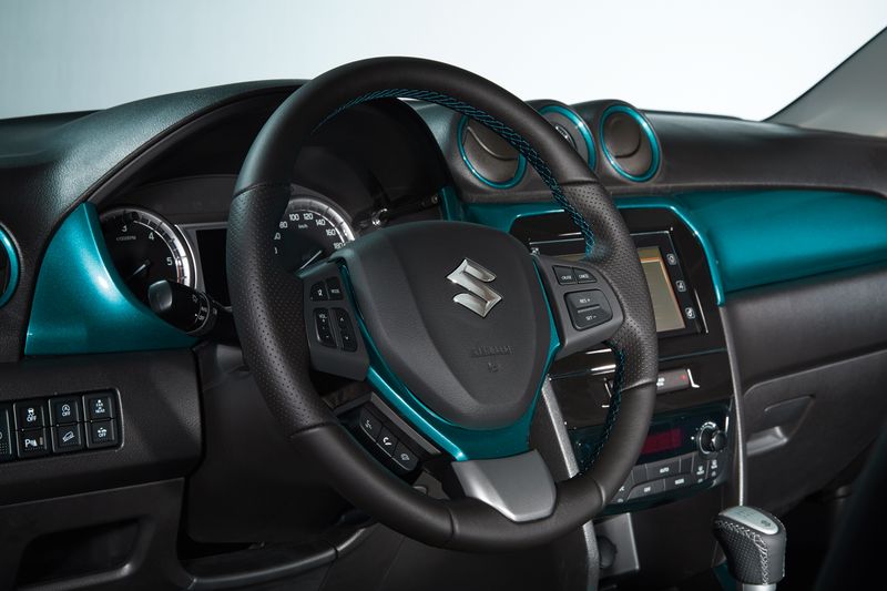 Steering Wheel Garnish - Turquoise