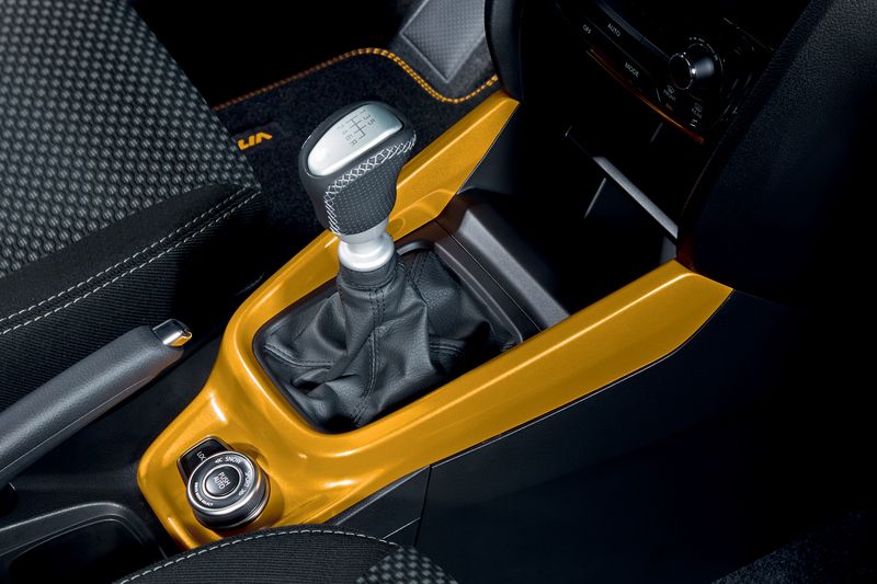 Centre Gear Shift 2WD Surround - Yellow