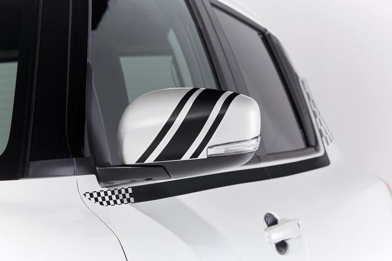 Door Mirror Decals - Black