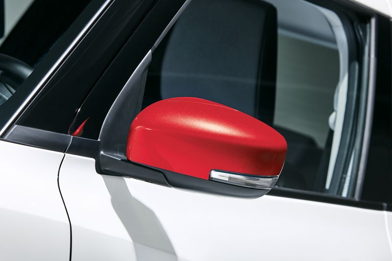 Door Mirror Covers - Red