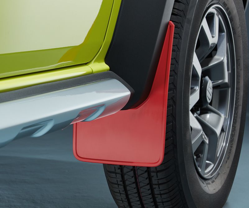 Mud Flap Set - Front Red