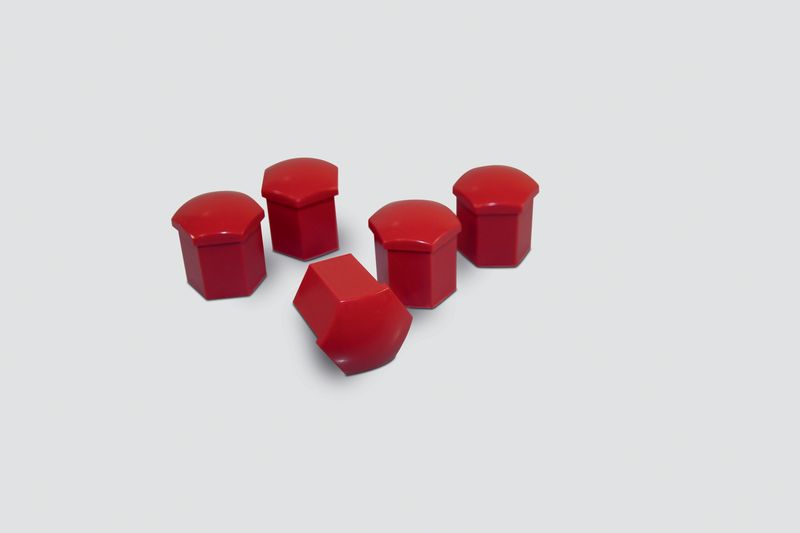 Wheel Bolt Cover - Red