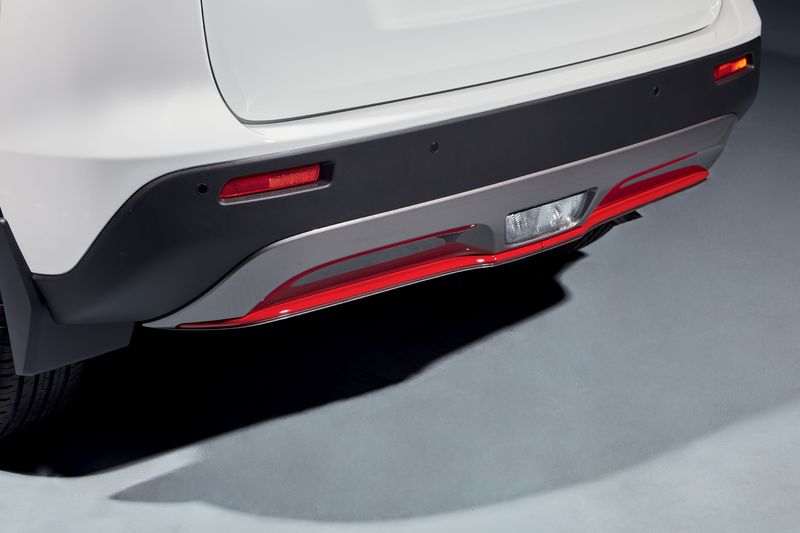 Rear Bumper Accent Line - Red