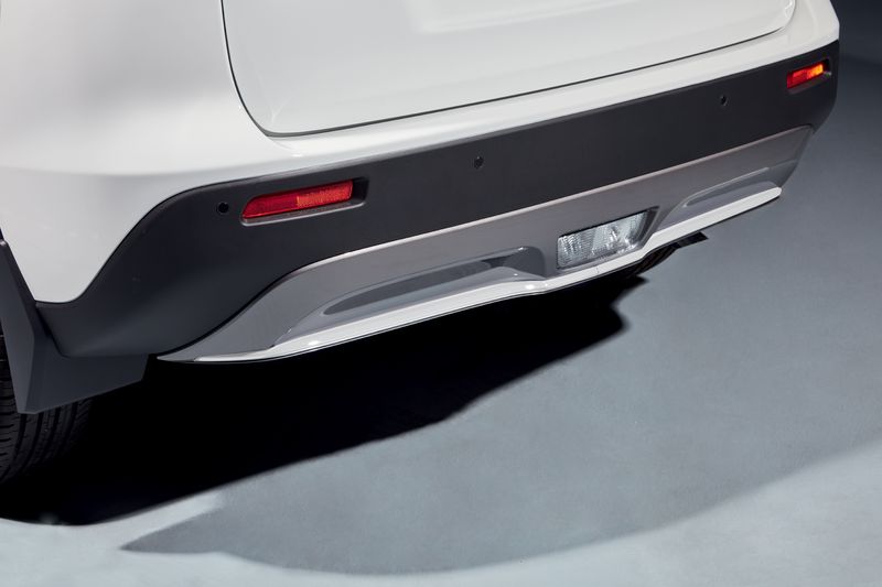 Rear Bumper Accent Line - White