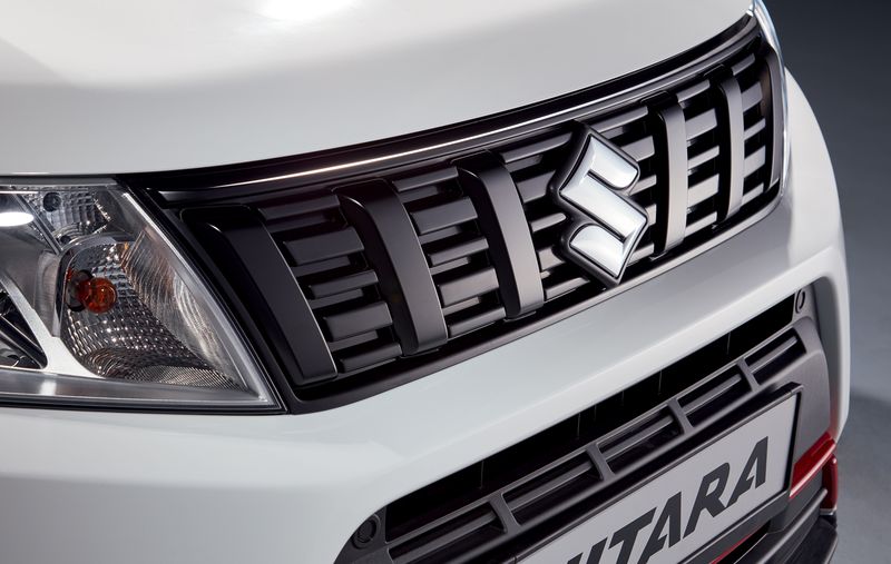 Front Grille Upper Accent Line - Black
