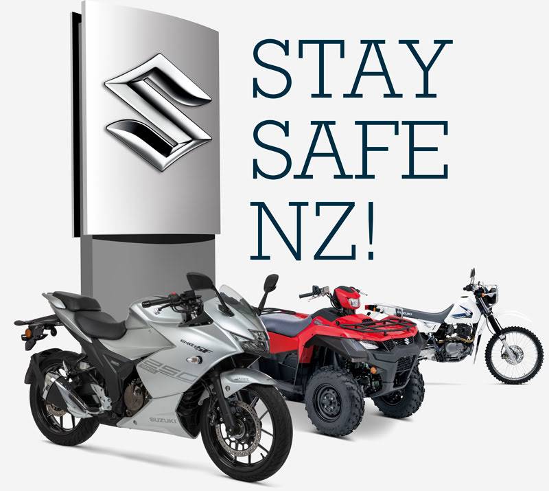 Mc Stay Safe Nz Motorcycles Suzuki New Zealand