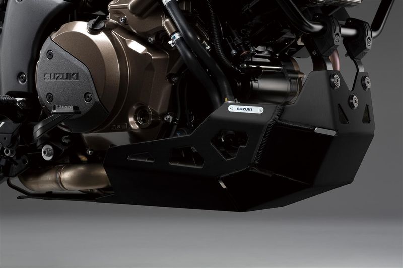 Aluminium Skid Plate, Black - V-STROM DL1050