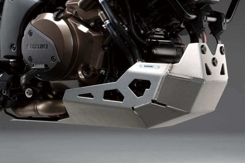 Aluminium Skid Plate, Silver - V-STROM DL1050