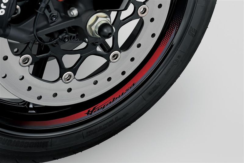 Wheel Decal (Red) - Hayabusa