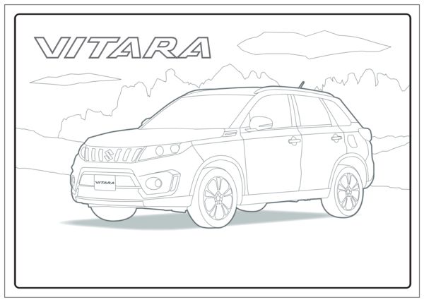 Vitara Colouring Page