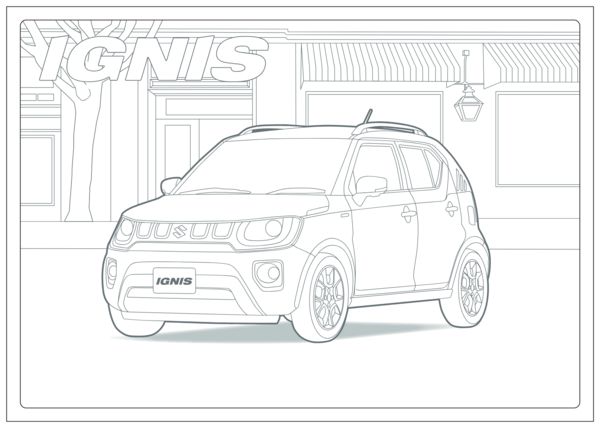 Ignis Colouring Page