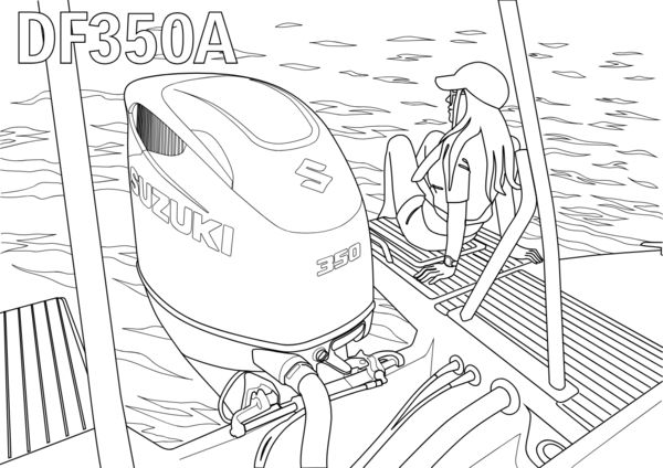 DF350A Colouring Page 1