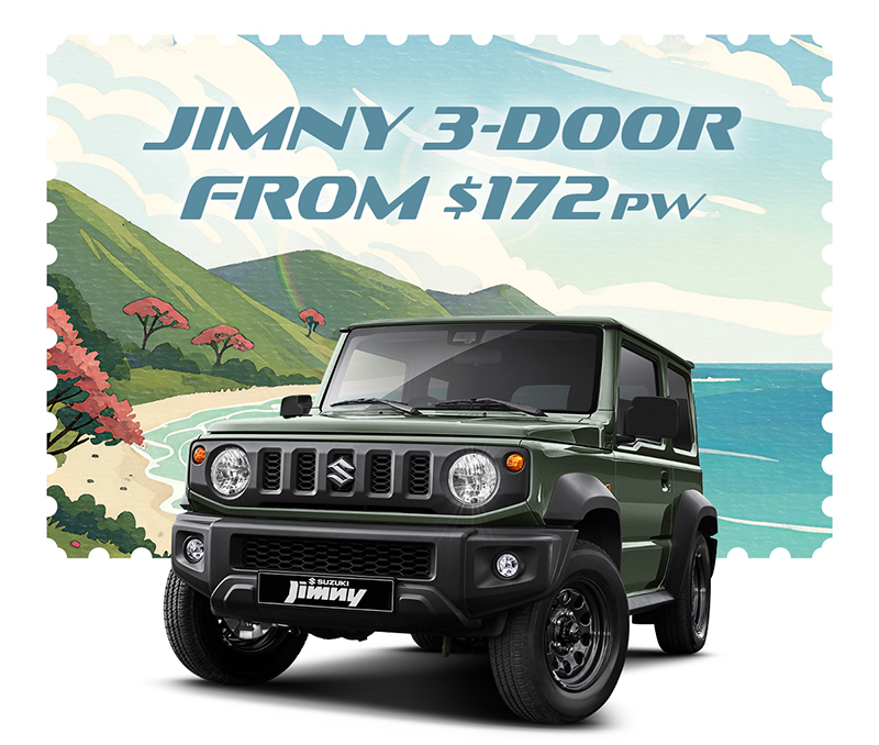 Jimny 3-Door from $172 per week