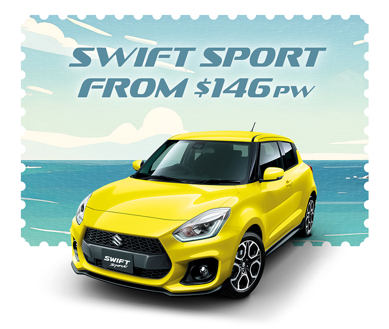 Swift Sport from $146 per week